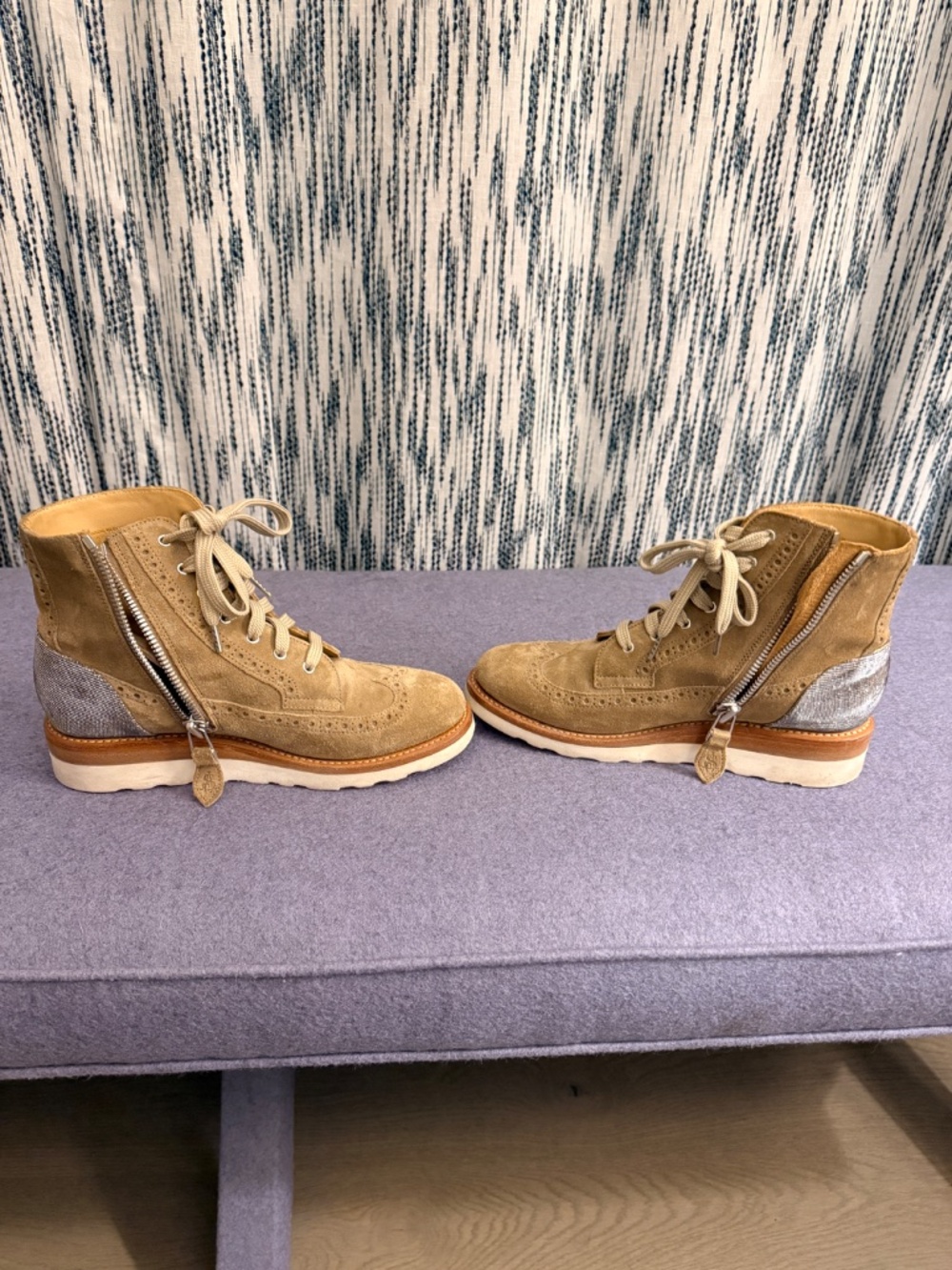 The Office Of Angela Scott Suede Boots - Picture 4 of 6